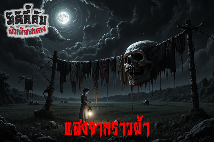 แสงจากราวผ้า