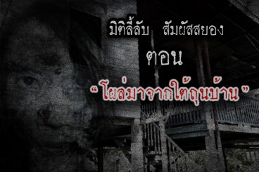 โผล่มาจากใต้ถุนบ้าน