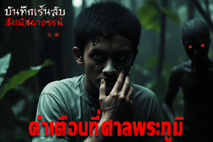 คำเตือนที่ศาลพระภูมิ