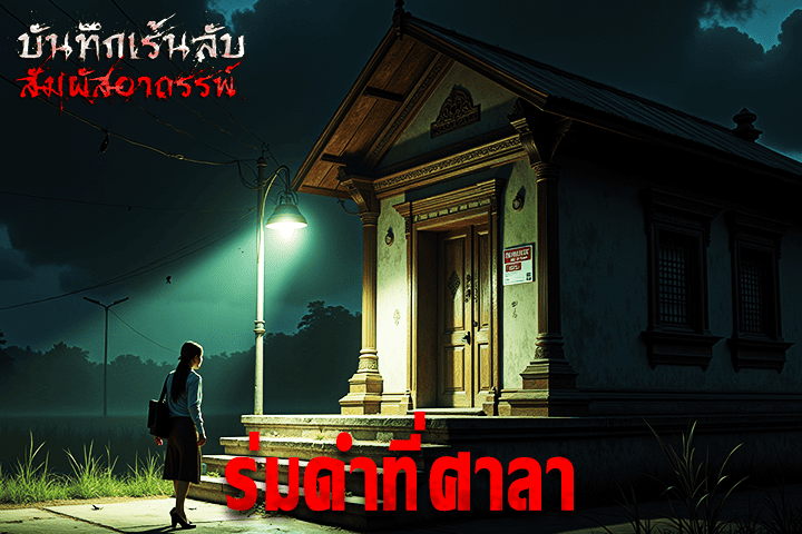 ร่มดำที่ศาลา