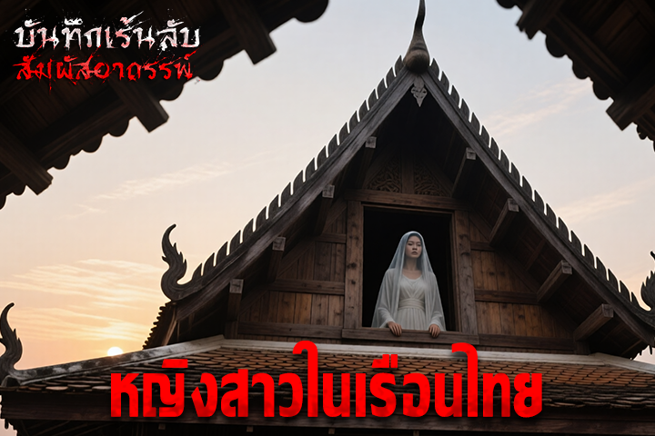 หญิงสาวในเรือนไทย