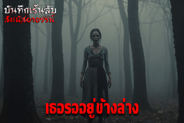 เธอรออยู่ข้างล่าง